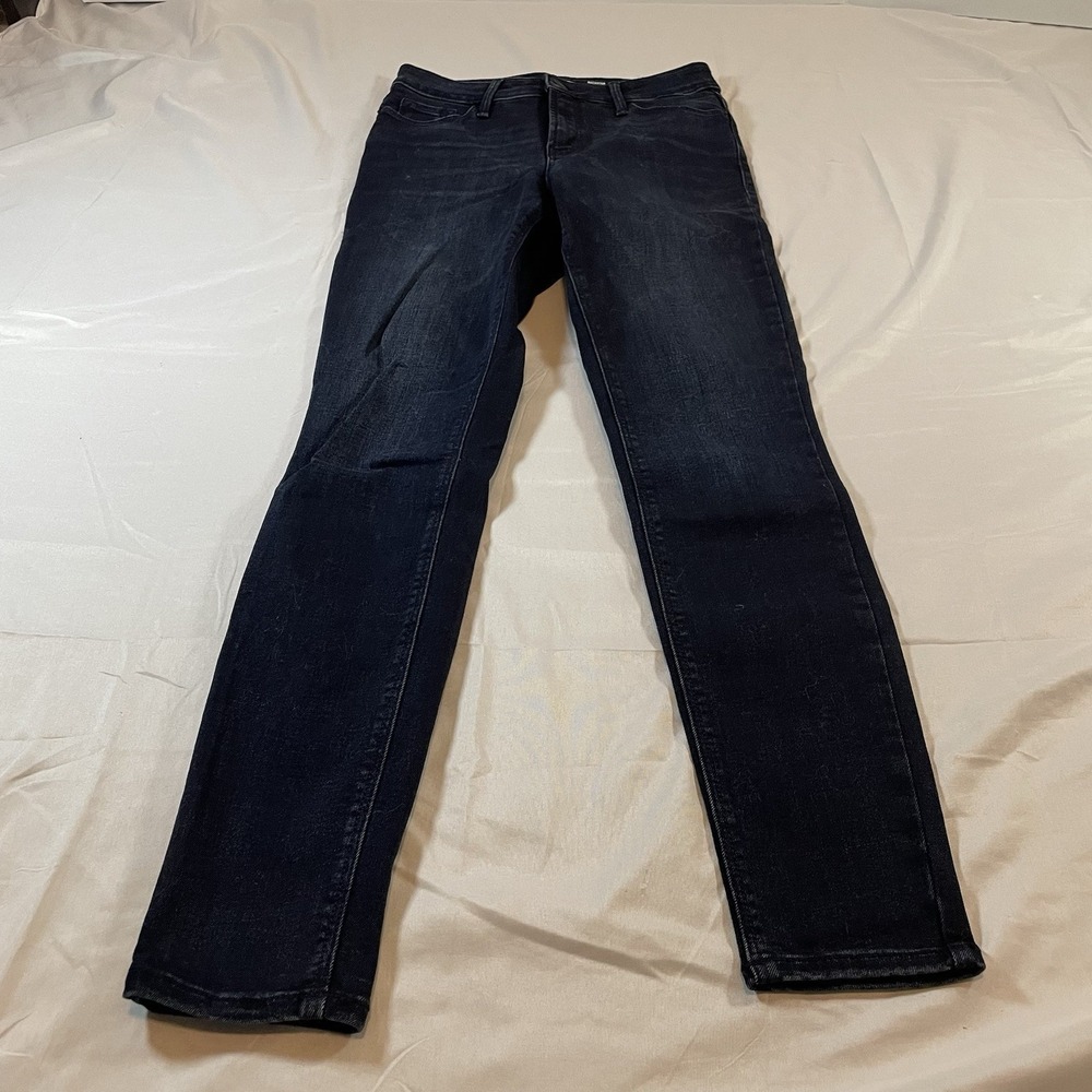 Old Navy Rockstar Super Skinny High Rise Dark Wash Jeans Womens 4 Secret Slim